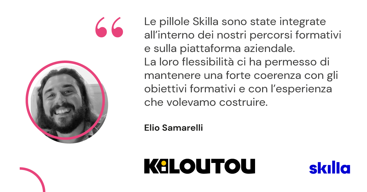 Una formazione che resta: il progetto di Kiloutou con le Pillole Formative di Skilla