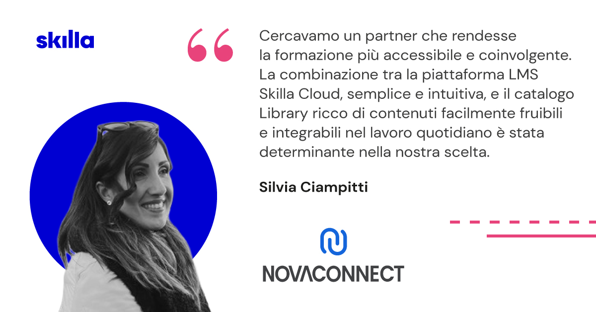Più spazio alle competenze: il percorso di Novaconnect con Skilla Library